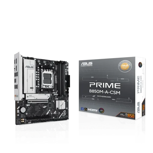 ASUS PRIME B850M-A-CSM micro-ATX Motherboard AMD B850 Chipset DDR5 PCIe 5.0 - PRIME B850M-A-CSM