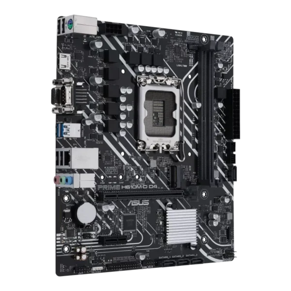 ASUS PRIME H610M-D D4 micro-ATX Motherboard Intel H610 Chipset DDR4 PCIe 4.0 - PRIME H610M-D D4