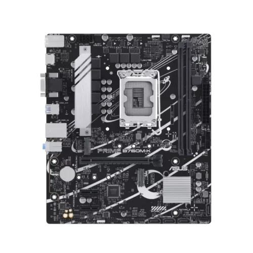 ASUS PRIME B760M-K micro-ATX Motherboard Intel B760 Chipset DDR5 PCIe 4.0 - PRIME B760M-K