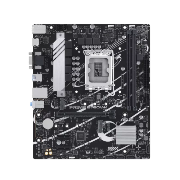 ASUS PRIME B760M-K micro-ATX Motherboard Intel B760 Chipset DDR5 PCIe 4.0 - PRIME B760M-K
