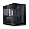 Lian Li O11 Dynamic Mini V2 Compact ATX Mid-Tower Case Tempered Glass Black | Flow version comes with 5 Reverse Blade Fans