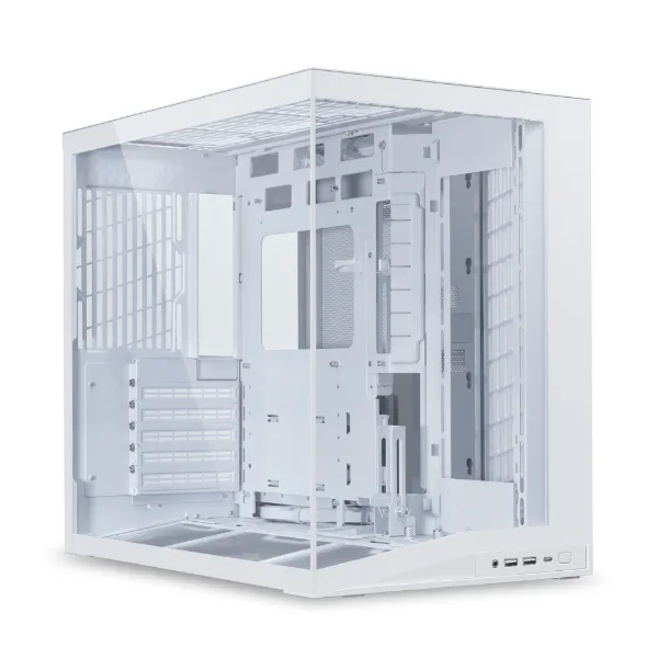 Lian Li O11 Dynamic Mini V2 Compact ATX Mid-Tower Case Tempered Glass Black | Flow version comes with 5 Reverse Blade Fans