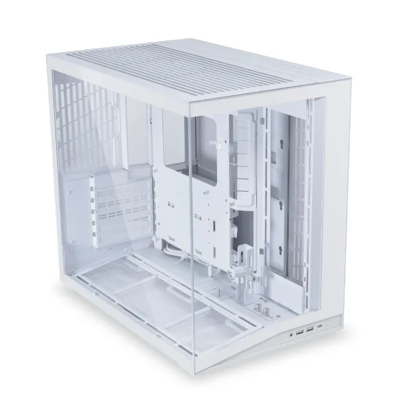 Lian Li O11 Dynamic Mini V2 Compact ATX Mid-Tower Case Tempered Glass Black | Flow version comes with 5 Reverse Blade Fans