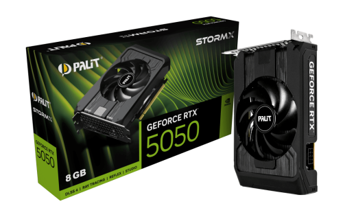 Palit GeForce RTX 5050 StormX 8GB GDDR6 128-bit PCIe 5.0 Graphics Card - NE65050019P1-GB2070F