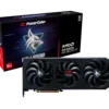 PowerColor Hellhound AMD Radeon RX 9070 XT 16GB GDDR6 PCIe 5.0 4096 Stream Processors 3010MHz Boost with Triple-Ring Fan - RX9070XT 16G-L/OC