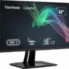 ViewSonic VP3256-4K 32-Inch 4K UHD Pantone Validated 100% sRGB Factory Pre-Calibrated Monitor with 65W USB-C - VP3256-4K