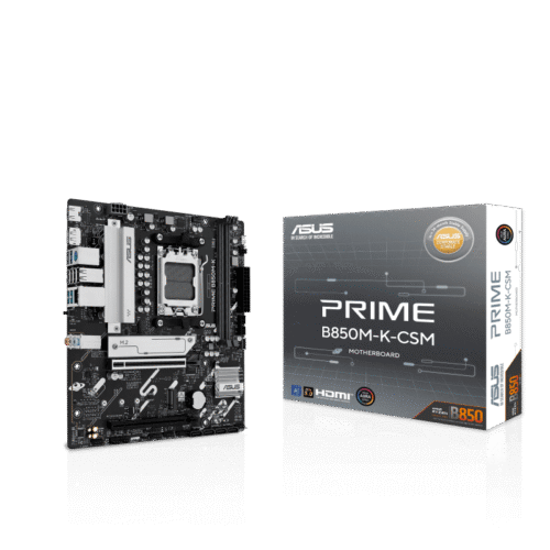 ASUS PRIME B850M-K-CSM micro-ATX Motherboard AMD B850 Chipset DDR5 PCIe 5.0 - PRIME B850M-K-CSM