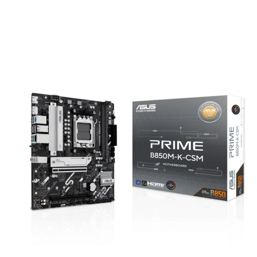 ASUS PRIME B850M-K-CSM micro-ATX Motherboard AMD B850 Chipset DDR5 PCIe 5.0 - PRIME B850M-K-CSM