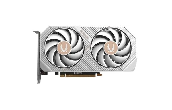 zt-b50600q-10m-image02_0 ZOTAC GAMING GeForce RTX 5060 Twin Edge OC White Edition 8GB GDDR7 PCIe 5.0 2527MHz 3840 CUDA Cores Dual Fan -