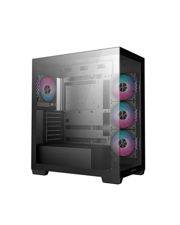 Deepcool CG580 4F Black | White Mid-Tower Case with 4 ARGB Fans - Panoramic Glass Design - R-CG580-BKADA4-G-1 / R-CG580-WHADA4-G-1