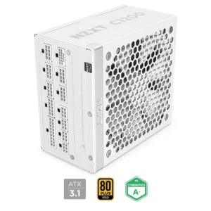 NZXT C1200 Gold ATX 3.1 White 1200W Fully Modular Power Supply - PA-2G2BW-US