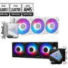 1 MSI MAG CoreLiquid E240 White 240mm AIO Liquid Cooler for Intel LGA 1851/1700 and AMD AM5/AM4, ARGB Lighting - MAG CORELIQUID E240 WHITE