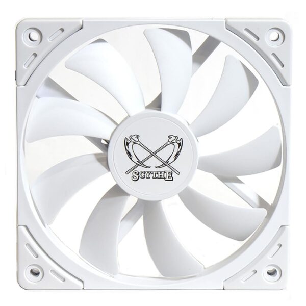 Scythe Kaze Flex II 120 Slim PWM 1800 RPM Cooling Fan White - KFS1215FD18W-P