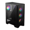 MSI MAG FORGE 120A AIRFLOW Mid-Tower Gaming Case ATX Micro-ATX Mini-ITX Tempered Glass RGB - MAG FORGE 120A AIRFLOW