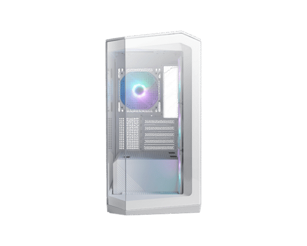 MSI MAG PANO M100R PZ WHITE Micro-ATX Gaming Case Micro-ATX Mini-ITX Tempered Glass ARGB - MAG PANO M100R PZ WHITE