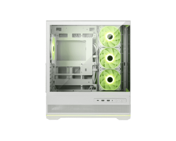 MSI MAG PANO 110R PZ WHITE Mid-Tower Gaming Case ATX Micro-ATX Mini-ITX Tempered Glass ARGB - MAG PANO 110R PZ WHITE