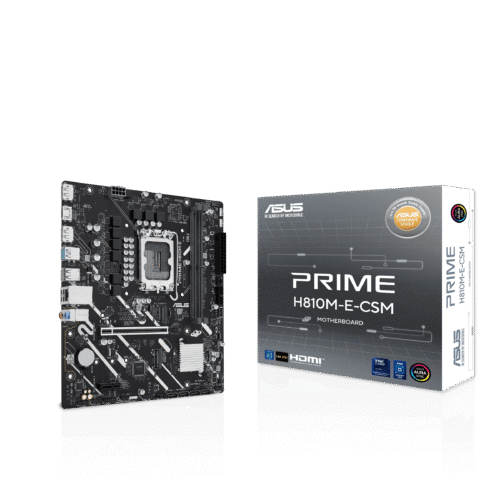 ASUS PRIME H810M-E-CSM Micro ATX Motherboard Intel H810 DDR5 PCIe 4.0 - PRIME H810M-E-CSM