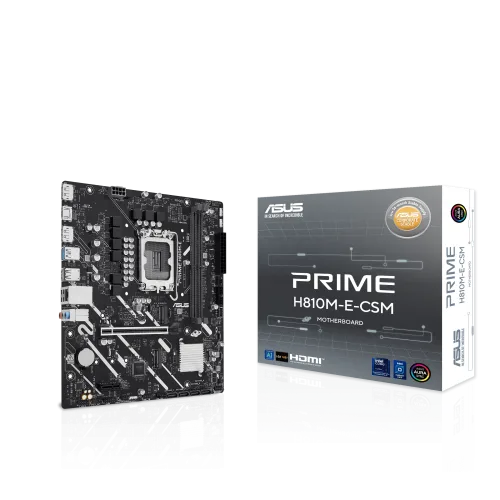 ASUS PRIME H810M-E-CSM Micro ATX Motherboard Intel H810 DDR5 PCIe 4.0 - PRIME H810M-E-CSM