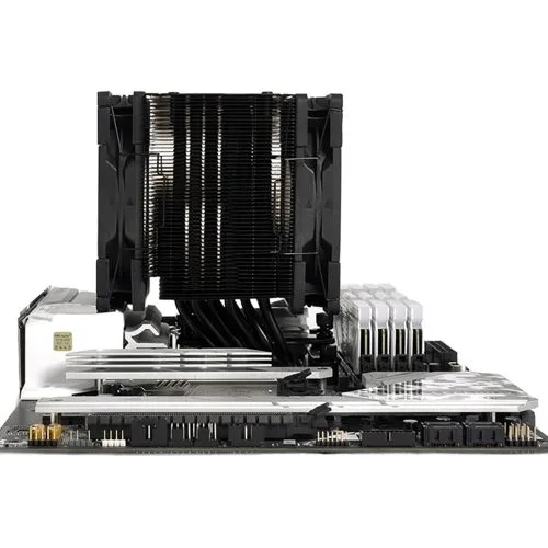 Scythe Mugen 6 Dual Fan Black Edition Air Cooler 6 Heat Pipes 2000 RPM Intel LGA 1851 AMD AM5 - SCMG-6000DBE