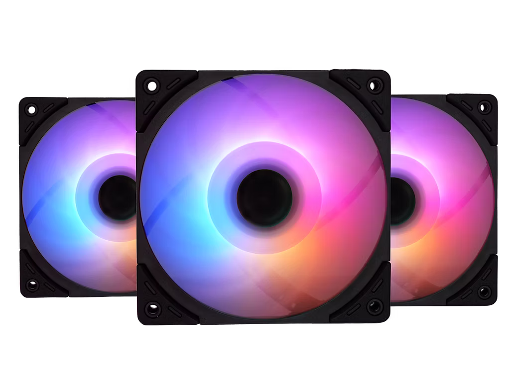 SCYTHE Wonder Tornado 120 PWM ARGB 120mm Case Fan 2500 RPM 3-Pack - WT1225FD25ARX3-P 6 SCYTHE Wonder Tornado 120 PWM ARGB 120mm Case Fan 2500 RPM 3-Pack - WT1225FD25ARX3-P - Image 6