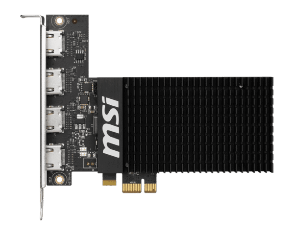 MSI GeForce GT 710 2GD3H 4HDMI 2GB DDR3 Graphics Card PCI Express 2.0 - GT 710 2GD3H 4HDMI