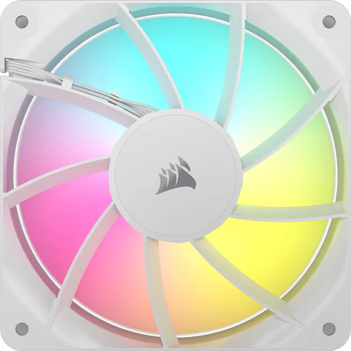 1 CORSAIR RS140 ARGB Chassis Fan 140mm 95.5 CFM 3.46mm H2O White - CS-CO-9050186-WW
