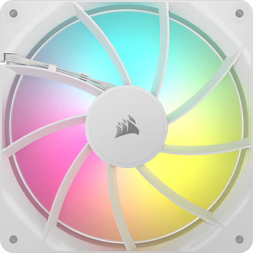 CORSAIR RS140 ARGB 140mm PWM Fan Dual Pack Magnetic Dome Bearing AirGuide Technology White - CO-9050187-WW