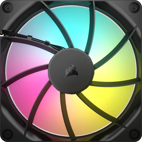 1 CORSAIR RS140 ARGB 140mm PWM Fan Dual Pack Magnetic Dome Bearing AirGuide Technology - CO-9050183-WW