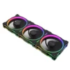 ASUS Prime MR120 ARGB 120mm PWM Fan Triple Pack Sleeve Bearing 28mm Thick Black - PRIME MR120 FAN ARGB BLACK 3IN1