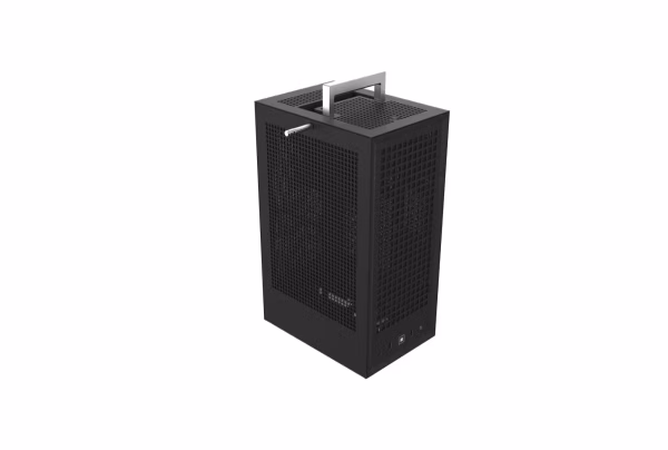 Hyte Revolt 3 ITX Case Black with Integrated Handle and Tool-Free Panels - CS-HYTE-REVOLT3-B
