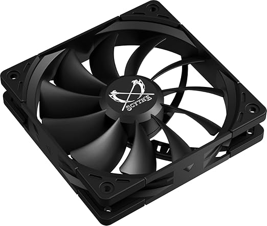 Scythe Kaze Flex II PWM Chassis Fan 120mm 90.28 CFM 2000 RPM – KFS1225FD20-P...