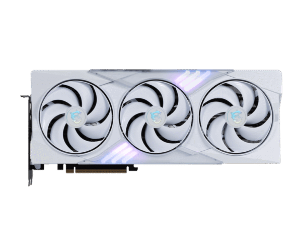 1 MSI GeForce RTX 5080 GAMING TRIO OC WHITE 16GB GDDR7 Graphics Card NVIDIA Blackwell PCIe 5.0 - RTX 5080 16G GAMING TRIO OC WHITE