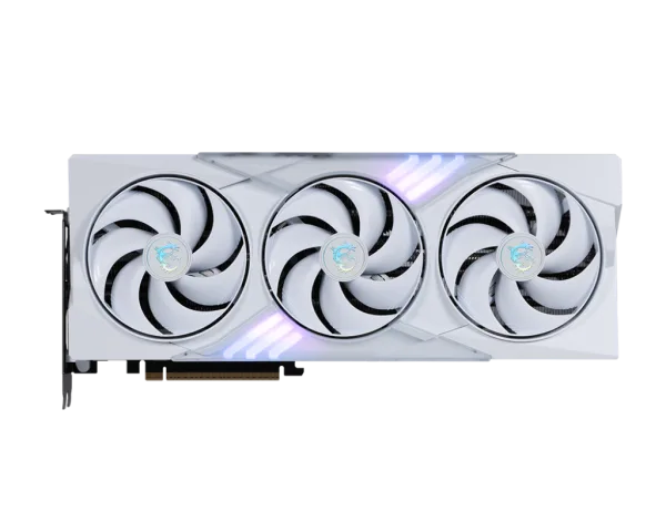 MSI GeForce RTX 5080 GAMING TRIO OC WHITE 16GB GDDR7 Graphics Card NVIDIA Blackwell PCIe 5.0 - RTX 5080 16G GAMING TRIO OC WHITE