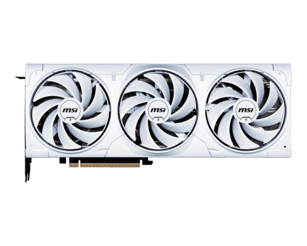 MSI GeForce RTX 5080 VENTUS 3X OC WHITE 16GB GDDR7 Graphics Card NVIDIA Blackwell PCIe 5.0 - RTX 5080 16G VENTUS 3X OC WHITE