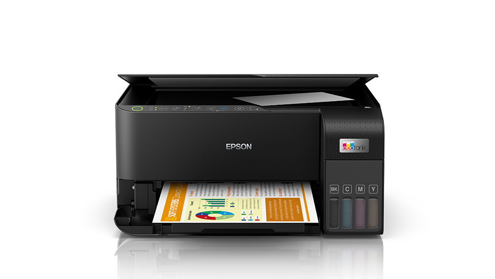 Epson L3550Epson EcoTank L3550 Ink Tank All-in-One Printer with PrecisionCore Heat-Free Technology 4800 x 1200 dpi - L3550 3 Epson L3550Epson EcoTank L3550 Ink Tank All-in-One Printer with PrecisionCore Heat-Free Technology 4800 x 1200 dpi - L3550 - Image 3