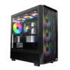 MONTECH X5 Black ATX Mid-Tower Case ARGB 360mm Radiator Support - X5 Black