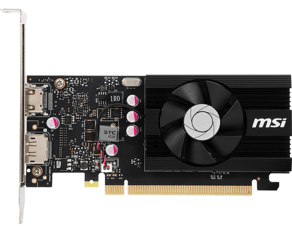 MSI GeForce GT 1030 4GD4 LP OC 4GB DDR4 Graphics Card NVIDIA  Pascal PCI Express GT 1030 4GD4 LP OC