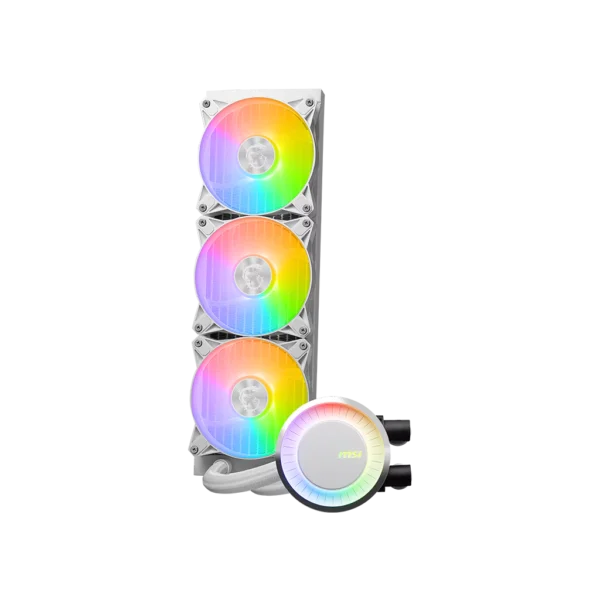 1 MSI MAG CoreLiquid E360 360mm AIO Liquid Cooler for Intel LGA 1851/1700 and AMD AM5/AM4, ARGB Lighting - MAG CORELIQUID E360