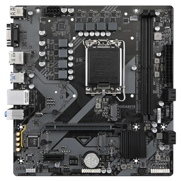 GIGABYTE B760M-E Micro ATX Motherboard LGA1700 Intel B760 DDR5 PCIe 4.0 M.2 - GA-B760M-E