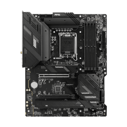 MSI MAG B760 TOMAHAWK WIFI Motherboard Intel B760 LGA 1700 DDR5 256GB PCIe 5.0 Wi-Fi 6E HDMI DisplayPort ATX - MAG B760 TOMAHAWK WIFI