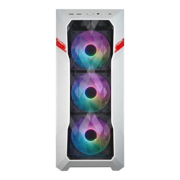 Cooler Master MasterBox TD500 Mesh V2 Ryu Mid Tower Case with ARGB Fans and USB-C - TD500V2-WGNN-SRY