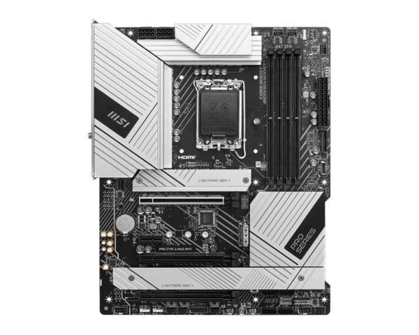 MSI PRO Z790-A MAX WIFI Motherboard Intel Z790 LGA 1700 DDR5 7800MHz Wi-Fi 7 - PRO Z790-A MAX WIFI