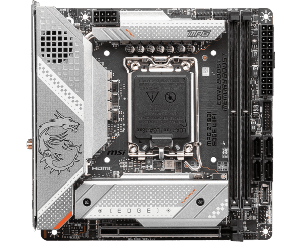 MSI MPG Z790I EDGE WIFI Motherboard Intel Z790 LGA 1700 DDR5 8000MHz Wi-Fi 6E - MPG Z790I EDGE WIFI