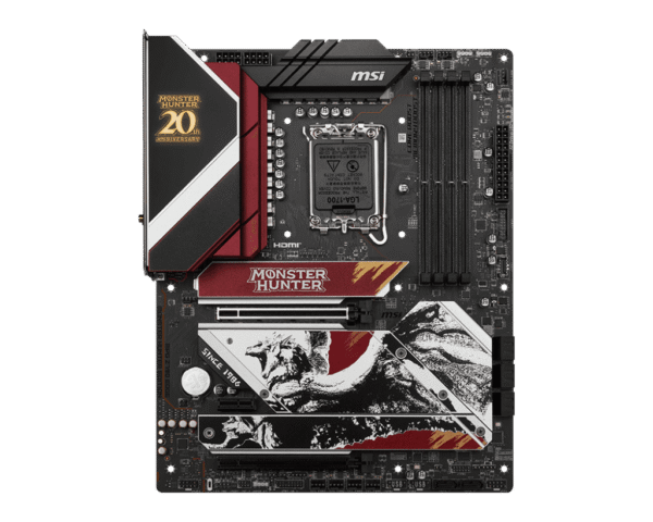 MSI MPG Z790 EDGE MONSTER HUNTER EDITION Motherboard Intel Z790 LGA 1700 DDR5 7800MHz Wi-Fi 7 - MPG Z790 EDGE MONSTER HUNTER EDITION