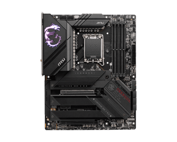 MSI MPG Z790 CARBON WIFI Motherboard Intel Z790 LGA 1700 DDR5 7600MHz Wi-Fi 6E - MPG Z790 CARBON WIFI
