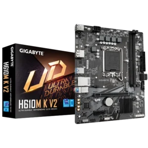 1000 GIGABYTE H610M K V2 Micro ATX Motherboard Intel H610 DDR5 PCIe 4.0 - GA-H610M-K-V2