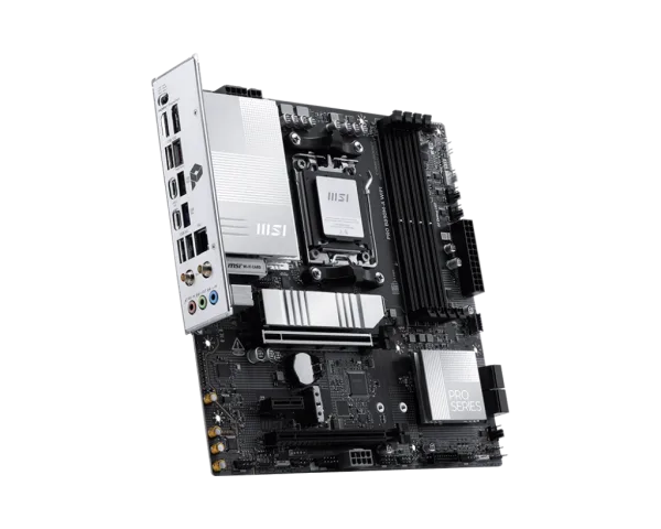 MSI PRO B850M-A WIFI AM5 DDR5 PCIe 5.0 Wi-Fi 7 mATX Motherboard - PRO B850M-A WIFI