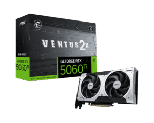 MSI GeForce RTX 5060 Ti VENTUS 2X OC PLUS 8GB GDDR7 Graphics Card NVIDIA Blackwell PCIe 5.0 - RTX 5060 TI 8G VENTUS 2X PLUS