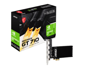 MSI GeForce GT 710 2GD3H 4HDMI 2GB DDR3 Graphics Card PCI Express 2.0 - GT 710 2GD3H 4HDMI