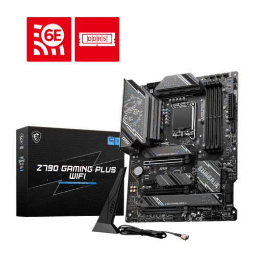MSI Z790 GAMING PLUS WIFI Motherboard Intel Z790 LGA 1700 DDR5 7200MHz Wi-Fi 6E - Z790 GAMING PLUS WIFI